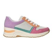 Beige Pastel Sneaker voor de lente Rieker , Multicolor , Dames