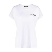 T-Shirts Balmain , White , Dames