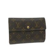 Pre-owned Canvas wallets Louis Vuitton Vintage , Brown , Dames