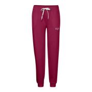Relaxte silhouet sweatpants in Magenta Ball , Red , Dames