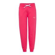 Roze Sweatpants met Geborduurde Details Ball , Pink , Dames