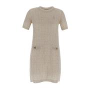 Knitted Dresses Valentino , Beige , Dames