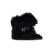 Pre-owned Fur boots Gianvito Rossi Pre-owned , Black , Dames