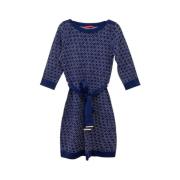 Jacquard Rosetta Seal Jurk Carolina Herrera , Blue , Dames