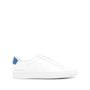 Wit Blauw Retro Klassieke Sneaker Common Projects , White , Heren