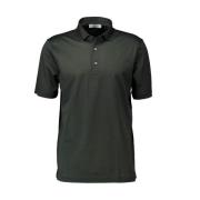 Katoenen Polo Shirt Regular Fit Gran Sasso , Green , Heren
