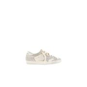 Wit en Zand Super-Star Penstar Sneakers Golden Goose , Multicolor , He...