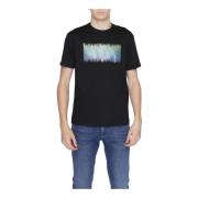 T-Shirts Armani Exchange , Black , Heren