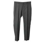 Pre-owned Wool bottoms Gucci Vintage , Gray , Heren
