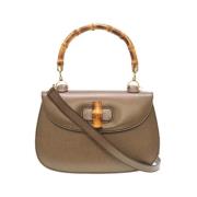 Pre-owned Canvas handbags Gucci Vintage , Brown , Dames