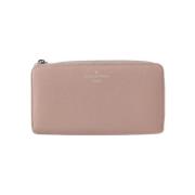 Pre-owned Leather wallets Louis Vuitton Vintage , Pink , Dames