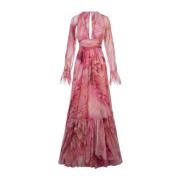 Maxi Dresses Roberto Cavalli , Pink , Dames