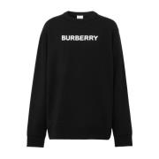 Ronde hals gebreide trui voor heren Burberry , Black , Heren