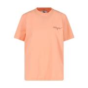 T-Shirts Msgm , Orange , Dames