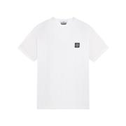 T-Shirts Stone Island , White , Heren