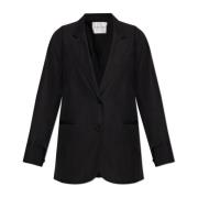 Single-breasted blazer Forte Forte , Black , Dames