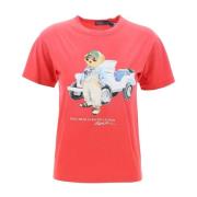 T-Shirts Ralph Lauren , Red , Dames