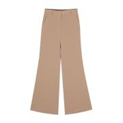 Wide Trousers Alberto Biani , Brown , Dames