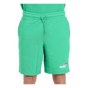 Casual Shorts Puma , Green , Heren