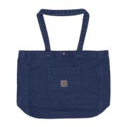 Elder Stone Dyed Canvas Tas Carhartt Wip , Blue , Heren