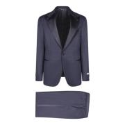 Single Breasted Suits Canali , Blue , Heren