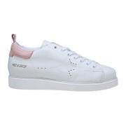 Witte en roze leren sneakers Ama Brand , White , Heren