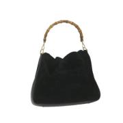 Pre-owned Suede gucci-bags Gucci Vintage , Black , Dames