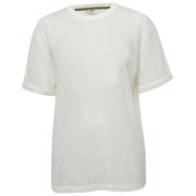 Pre-owned Mesh tops Fendi Vintage , White , Dames