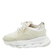 Pre-owned Mesh sneakers Versace Pre-owned , White , Heren