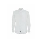 Stretch Button Down Overhemd Fay , White , Heren