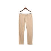 Klassieke Broek Gant , Beige , Heren