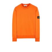 Round-neck Knitwear Stone Island , Orange , Heren