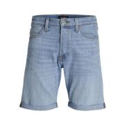 Moderne Denim Shorts voor Mannen Jack & Jones , Blue , Heren