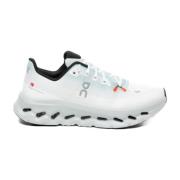 Witte Slip-On Sneakers Elastische Veters On Running , White , Heren