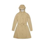 A-Line Waterdichte Jas Rains , Beige , Dames