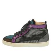 Pre-owned Suede sneakers Christian Louboutin Pre-owned , Multicolor , ...