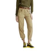 Cropped Trousers Polo Ralph Lauren , Brown , Dames