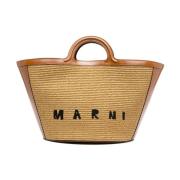 Tropicalia Grote Tote Tas Marni , Brown , Dames