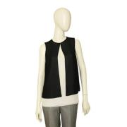 Pre-owned Polyester tops Michael Kors Pre-owned , Black , Dames