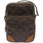 Pre-owned Canvas louis-vuitton-bags Louis Vuitton Vintage , Brown , Da...