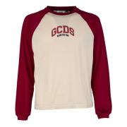 09 Mix Logo Lange Mouwen T-Shirt Gcds , Multicolor , Heren