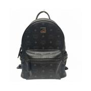 Pre-owned Leather backpacks MCM Pre-owned , Black , Dames