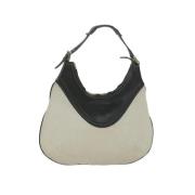 Pre-owned Canvas gucci-bags Gucci Vintage , White , Dames