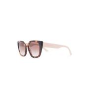 PR 24Xs 07R0A6 Sunglasses Prada , Pink , Dames