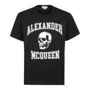 T-Shirts Alexander McQueen , Black , Heren