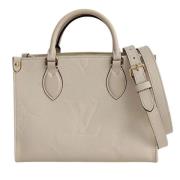 Pre-owned Leather crossbody-bags Louis Vuitton Vintage , Beige , Dames