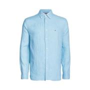 Casual Shirts Tommy Hilfiger , Blue , Heren