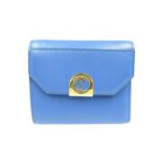 Pre-owned Leather wallets Christian Louboutin Pre-owned , Blue , Dames