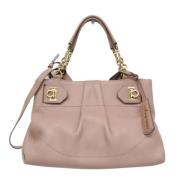 Pre-owned Leather shoulder-bags Salvatore Ferragamo Pre-owned , Pink ,...