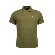 Polo Shirt Barbour , Green , Heren